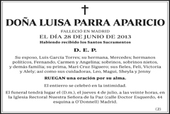 Luisa Parra Aparicio